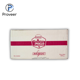 HAMBURGUESA DE POLLO CAJA X...